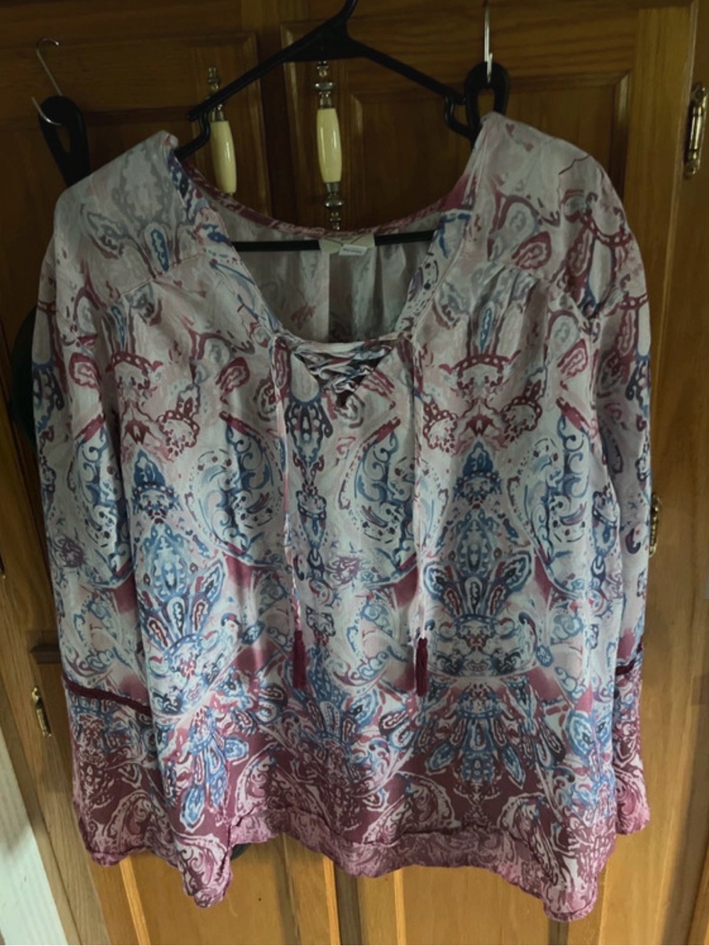 St. John Bay XXL Boho Style Blouse